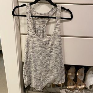 Lululemon black, white and grey tank top